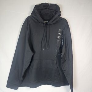 Live Fit‎ Black Hoodie for Men